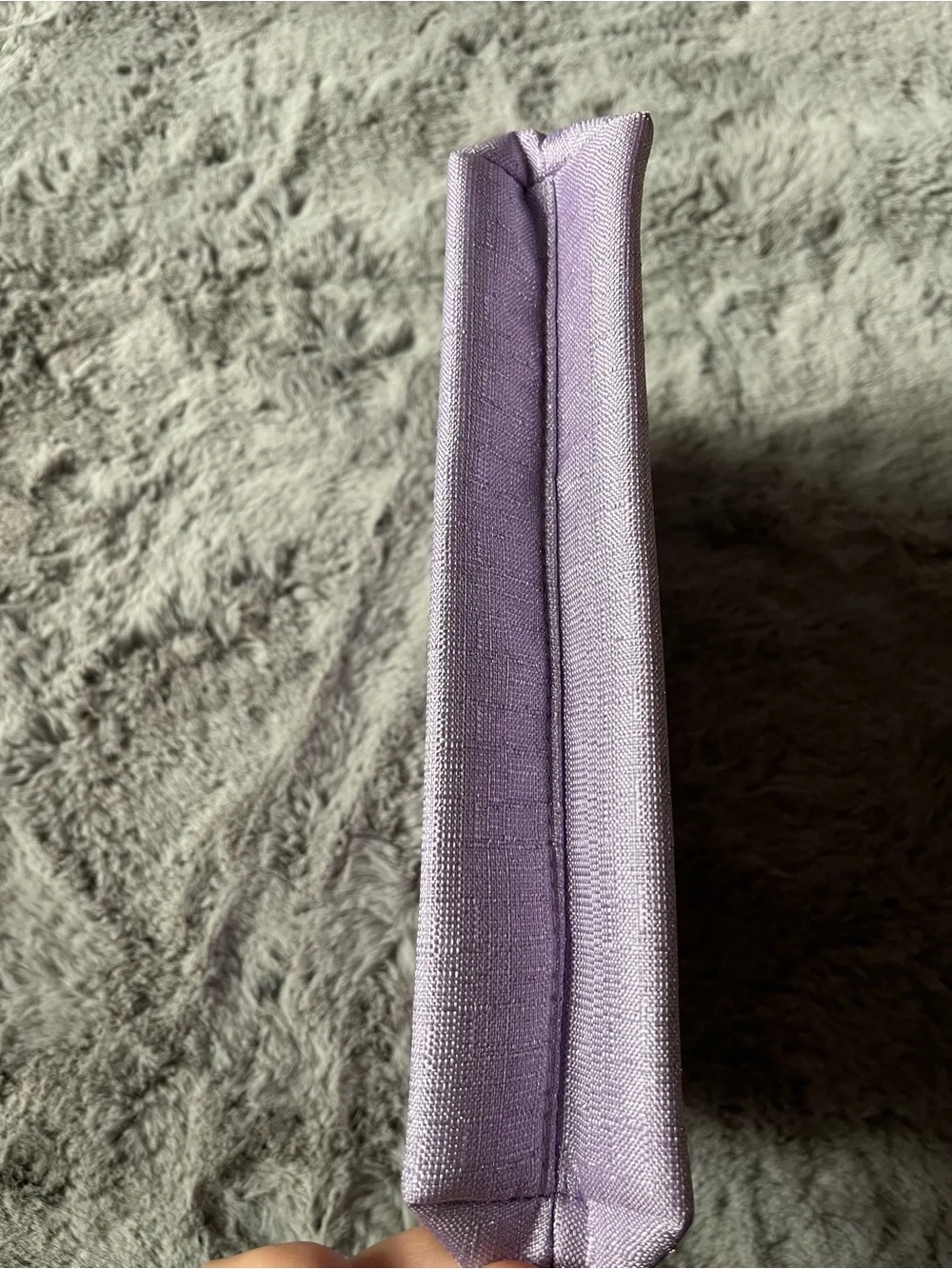Lancome Lavender Gray Cosmetic Pouch